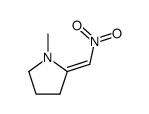 Pyrrolidine, 1-methyl-2-(nitromethylene)-, (2Z)- (9CI)结构式