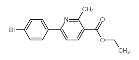 ethyl 6-(4-bromophenyl)-2-methylpyridine-3-carboxylate picture