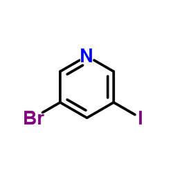 3-Bromo-5-iodopyridine structure