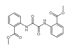 2,2'-(Oxalyldiimino)bisbenzoesaeuredimethylester Structure