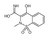 4-hydroxy-2-methyl-1,1-dioxo-1λ6,2-benzothiazine-3-carboxamide结构式
