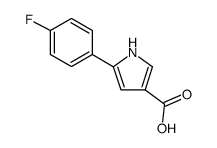 5-(4-fluorophenyl)-1H-pyrrole-3-carboxylic acid Structure