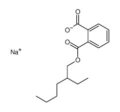 sodium 2-ethylhexyl phthalate结构式