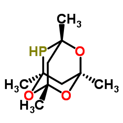 2,4,6-三氧杂-1,3,5,7-四甲基-8-磷杂金刚烷结构式
