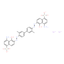 6,6'-[(3,3'-Dimethyl-1,1'-biphenyl-4,4'-diyl)bis(azo)]bis[4-amino-5-hydroxy-1-naphthalenesulfonic acid]disodium salt picture