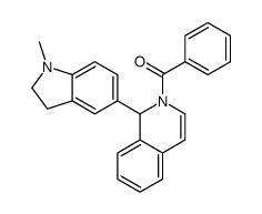 2-BENZOYL-1-(1-METHYL-2,3-DIHYDRO-1H-INDOL-5-YL)-1,2-DIHYDROISOQUINOLINE结构式