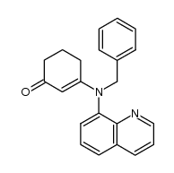 3-[(8'-quinolinyl)benzylamino]cyclohex-2-en-1-one Structure