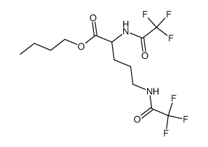 N2,N5-Bis(trifluoroacetyl)-L-ornithine butyl ester Structure
