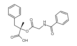 (S)-Hippuryl-alpha-methylphenyllactic acid Structure
