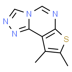 8,9-Dimethylthieno[3,2-e][1,2,4]triazolo[4,3-c]pyrimidine Structure