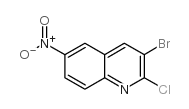 3-BROMO-2-CHLORO-6-NITRO-QUINOLINE picture