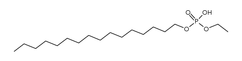 phosphoric acid ethyl ester hexadecyl ester Structure