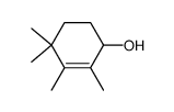 2,3,4,4-tetramethyl-2-cyclohexen-1-ol结构式
