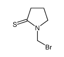 2-Pyrrolidinethione,1-(bromomethyl)-(9CI) Structure
