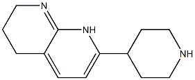 2-(piperidin-4-yl)-1,5,6,7-tetrahydro-1,8-naphthyridine Structure