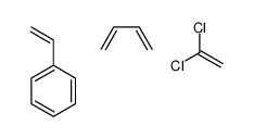 buta-1,3-diene,1,1-dichloroethene,styrene Structure