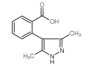 2-(3,5-Dimethyl-4-pyrazolyl)benzoic Acid structure