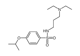 N-[3-(Diethylamino)propyl]-p-isopropoxybenzenesulfonamide结构式