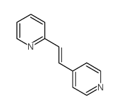Pyridine, 2-[2- (4-pyridinyl)ethenyl]- structure