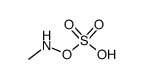 N-methylhydroxylamine-O-sulphonic acid结构式