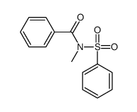 N-Methyl-N-(phenylsulfonyl)benzamide结构式