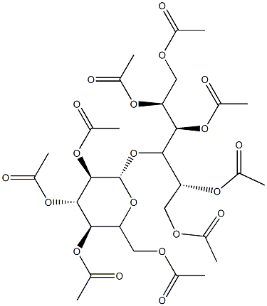 1-O,2-O,3-O,5-O,6-O-Pentaacetyl-4-O-(2-O,3-O,4-O,6-O-tetraacetyl-β-D-galactopyranosyl)-D-glucitol picture