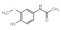 S-甲基-3-硫代对乙酰氨基酚结构式