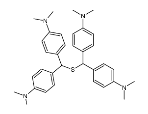 bis-(4,4'-bis-dimethylamino-benzhydryl)-sulfide结构式