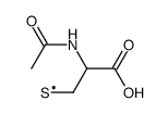 N-acetyl-L-cysteine thiolate结构式