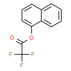 ACETIC ACID, 2,2,2-TRIFLUORO-, 1-NAPHTHALENYL ESTER结构式