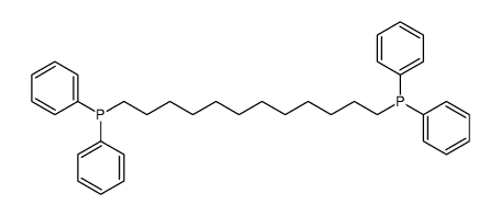 12-diphenylphosphanyldodecyl(diphenyl)phosphane结构式