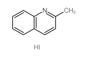 2-methylquinoline,hydroiodide Structure