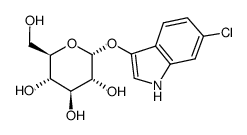 6-CHLORO-3-INDOXYL-ALPHA-D-GLUCOPYRANOSIDE structure