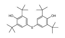 2,6-ditert-butyl-4-(3,5-ditert-butyl-4-hydroxyphenyl)sulfanylphenol Structure