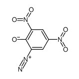 6-diazo-2,4-dinitrocyclohexa-2,4-dien-1-one结构式