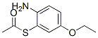 Ethanethioic acid, S-(2-amino-5-ethoxyphenyl) ester (9CI) structure