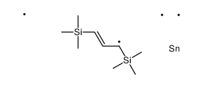 trimethyl-(3-trimethylsilyl-1-trimethylstannylprop-2-enyl)silane Structure