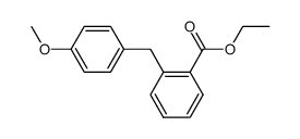 2-(4-methoxy-benzyl)-benzoic acid ethyl ester Structure