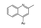 2-methyl-4-quinolylgold(I) Structure
