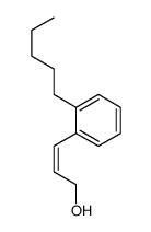 3-(2-pentylphenyl)prop-2-en-1-ol结构式