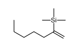 hept-1-en-2-yl(trimethyl)silane结构式