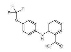 2-[4-(trifluoromethylsulfanyl)anilino]benzoic acid结构式