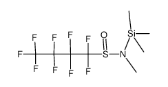 1,1,2,2,3,3,4,4,4-nonafluoro-N-methyl-N-(trimethylsilyl)butane-1-sulfinamide Structure