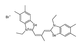 3-ethyl-2-[3-(3-ethyl-5,6-dimethyl-3H-benzoselenazol-2-ylidene)-2-methylprop-1-enyl]-5,6-dimethylbenzoselenazolium bromide picture