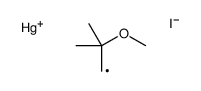 iodo-(2-methoxy-2-methylpropyl)mercury结构式