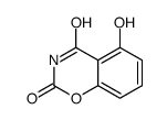 5-Hydroxy-2H-benzo[e][1,3]oxazine-2,4(3H)-dione结构式