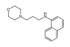 4-[3-(1-naphthylamino)propyl]morpholine Structure