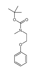 tert-butyl N-methyl-N-(2-phenoxyethyl)carbamate结构式