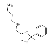 N'-[(2-methyl-2-phenyl-1,3-dioxolan-4-yl)methyl]propane-1,3-diamine Structure