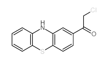 2-chloro-1-(10H-phenothiazin-2-yl)ethanone结构式